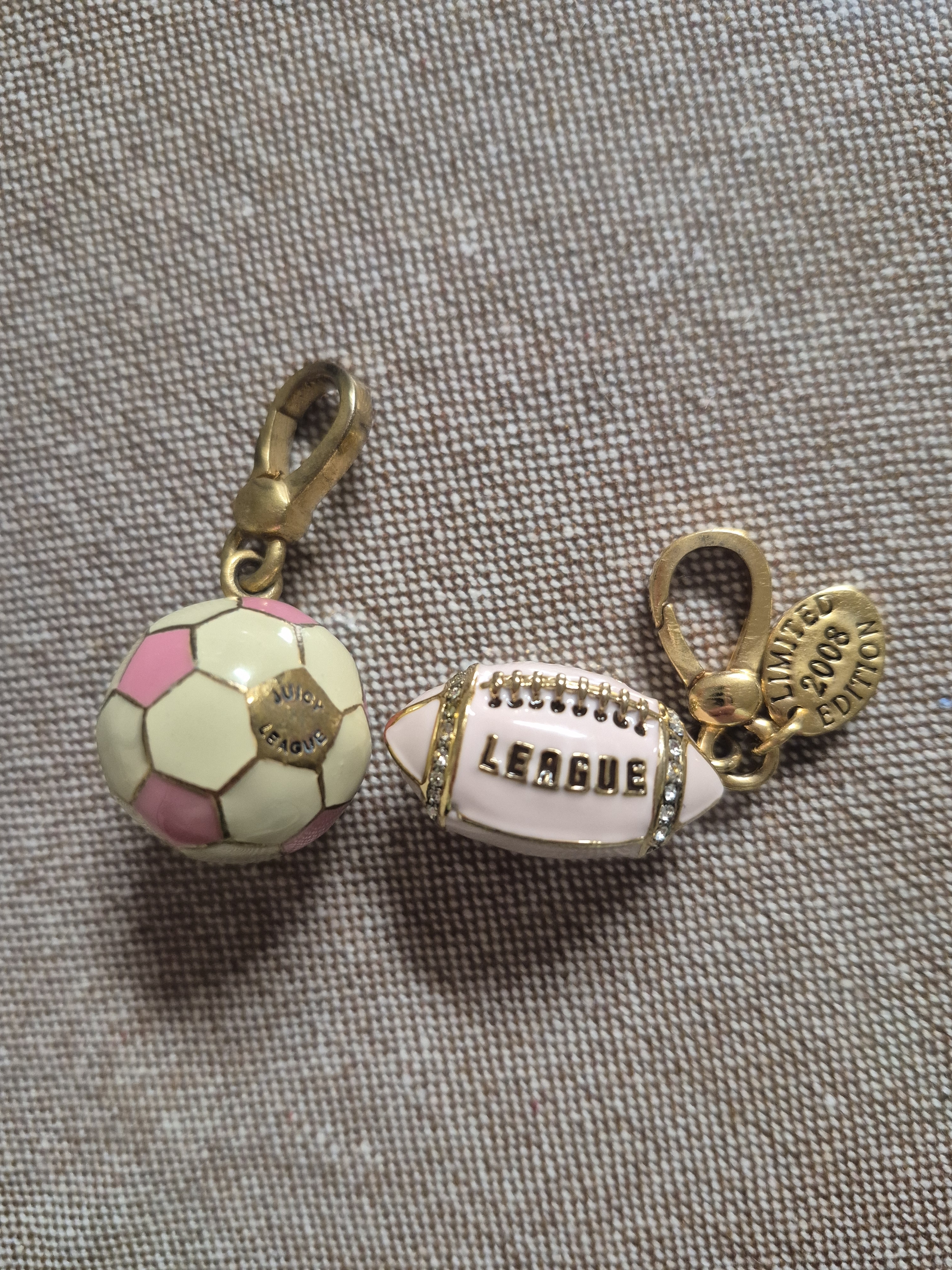Juicy Couture Vintage Sports Charm Set